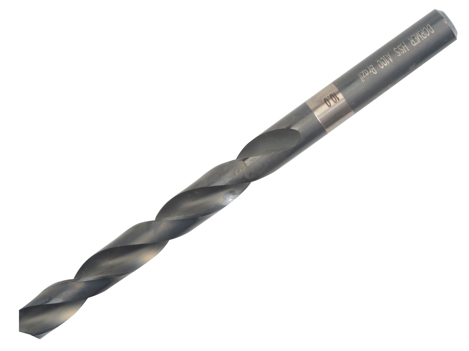 Dormer DORA1001000 A100 HSS Jobber Drill Bit 10.00mm OL:133mm WL:87mm