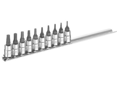 Expert BRIE030703B 1/4in Drive TORX Socket Set, 10 Piece