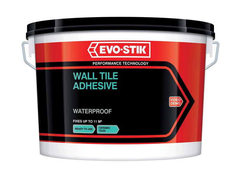 EVO-STIK EVO416727 Waterproof Wall Tile Adhesive 5 litre