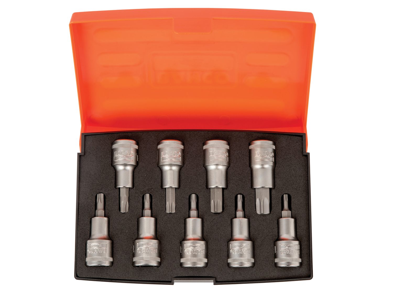 Bahco BAHS9TORX S9TORX 1/2in Drive Socket Set, 9 Piece