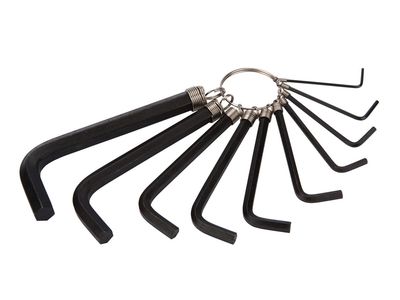BlueSpot Tools B/S15311 Hexagon Key Set, 10 Piece