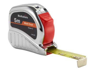 Hultafors HUL368103 TM5M Chrome Tri-Matic Pocket Tape 5m (Width 19mm)