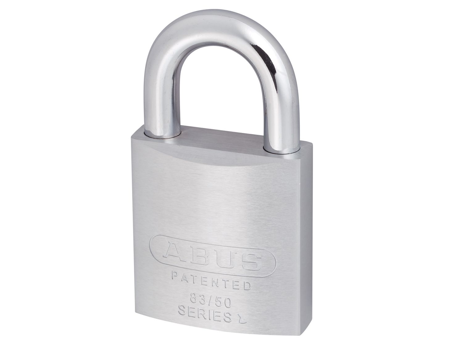 ABUS Mechanical ABU8350C 83/50mm Chrome Plated Brass Padlock Carded