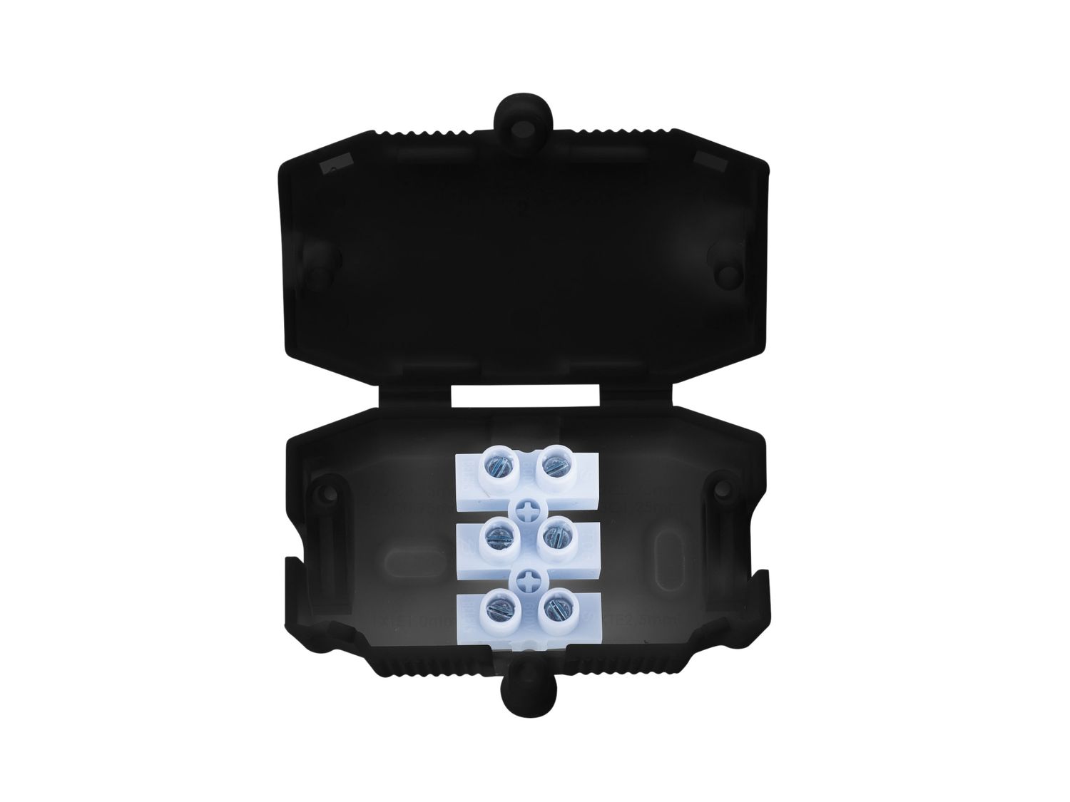 Dencon DCN1926BNB 3 Pole Connector Box 10A Black
