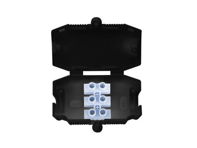 Dencon DCN1926BNB 3 Pole Connector Box 10A Black