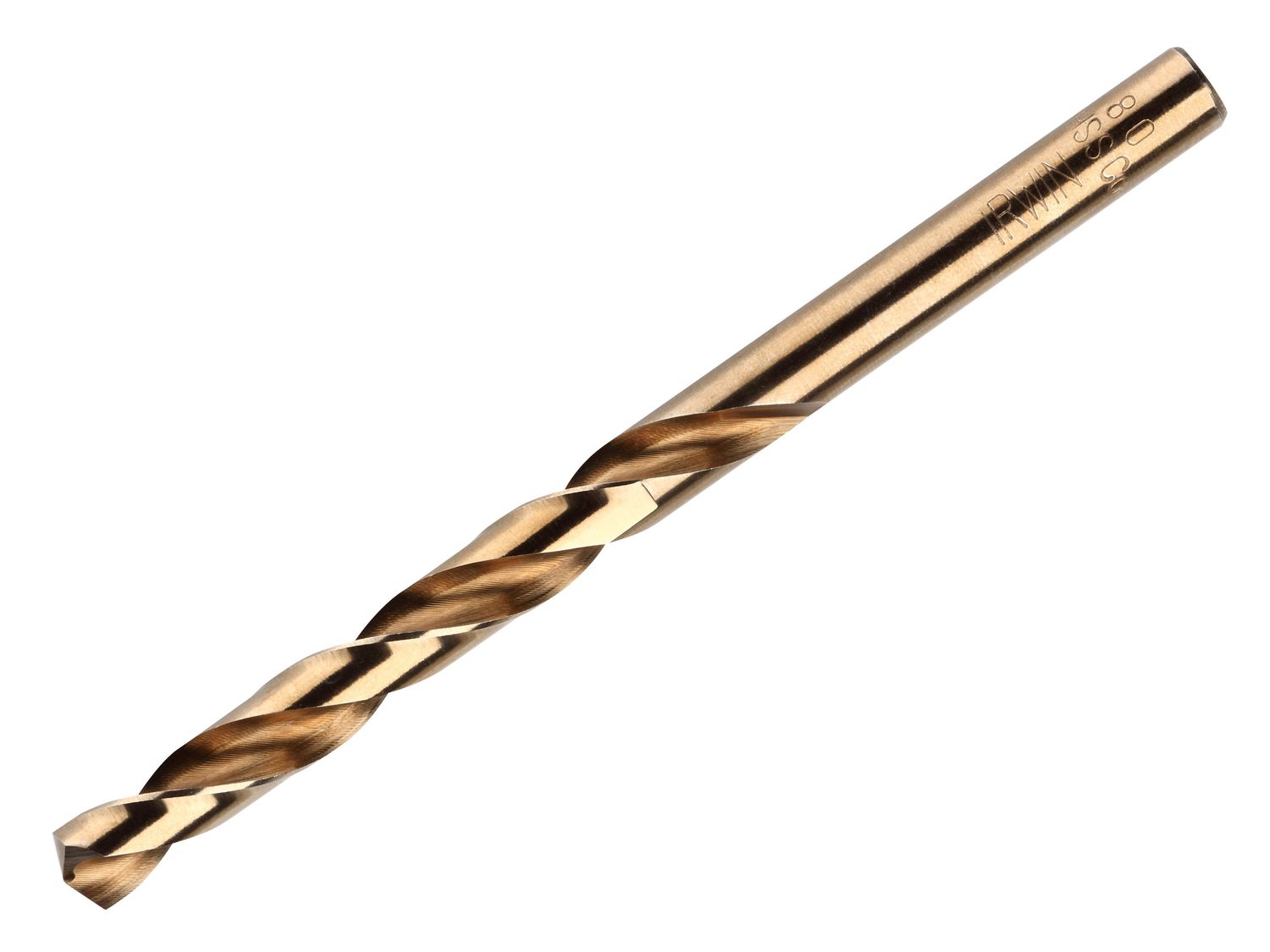 IRWIN IRW10502527 HSS Cobalt Drill Bits (10) 5.0mm OL:86mm WL:52mm