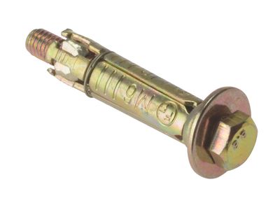ForgeFix 10LB625 Shield Anchor Loose Bolt ZYP M6 x 25mm (10)