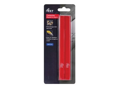 R.S.T. RSTRSTCP Carpenter&#39;s Pencils (Pack 2)