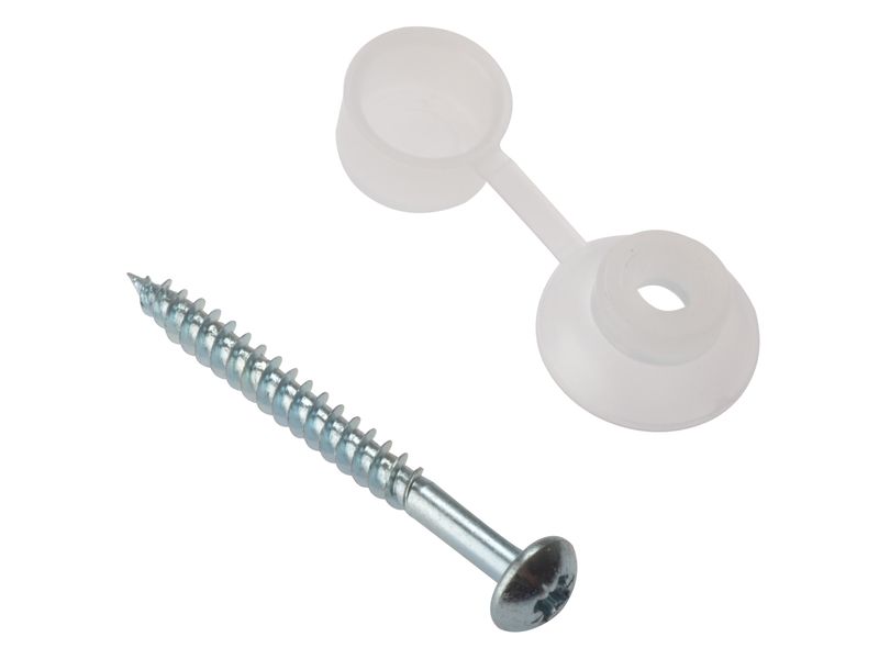 ForgeFix FORCRSCM Corrugated Roofing Screw Round Head Pozi ZP 5mm x 50mm Bag 10