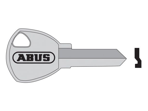 ABUS Mechanical ABUKB02688 65/30 30mm Old Profile Key Blank