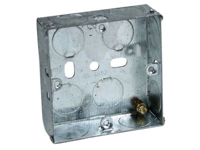 Axiom Electrical AXIMB135 Metal Socket Box 35mm (Pack 10)