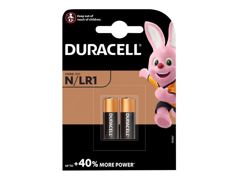 Duracell DURLR1 LR1 Electronic Battery (Pack 2)