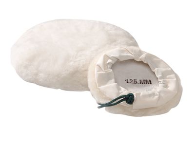 Flexipads World Class FLE40005 Tie-On Lambswool Bonnet 125mm (5in)