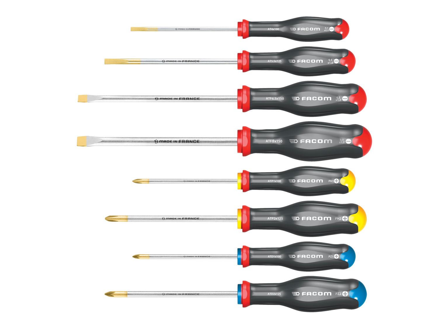 Facom FCMATJ8PB Protwist® Screwdriver Set, 8 Piece