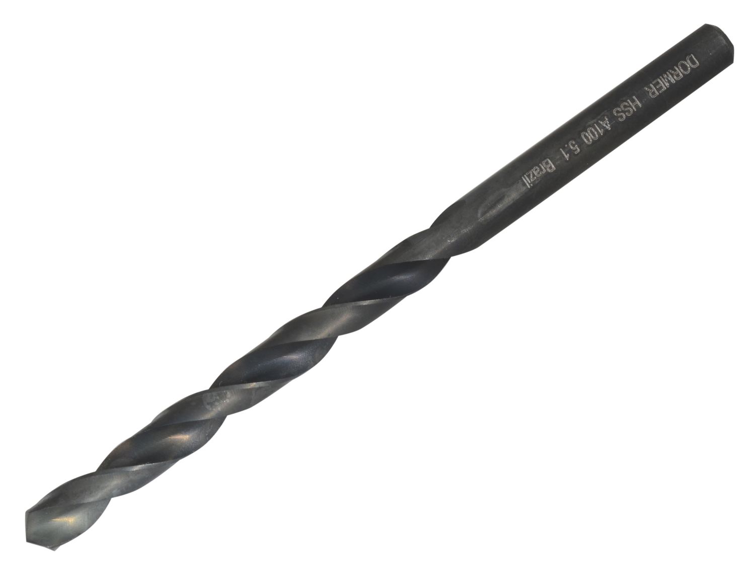 Dormer DORA100510 A100 HSS Jobber Drill Bit 5.10mm OL:86mm WL:52mm