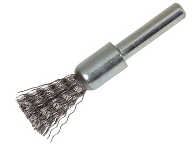 Lessmann LES451161 End Brush with Shank 12 x 60mm, 0.30 Steel Wire