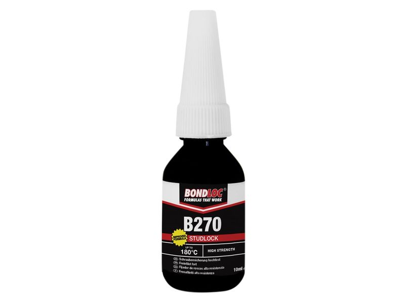 Bondloc BONB27010 B270 Studlock High Strength Threadlocker 10ml