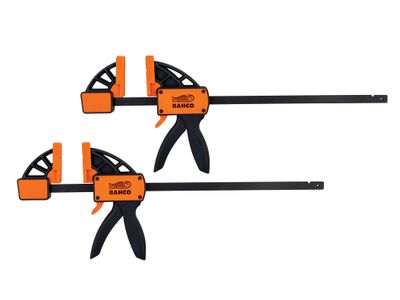 Bahco BAHQC150A2P High Resistance Quick Clamp Twin Pack 150mm