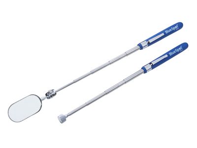 BlueSpot Tools B/S7306 Inspection Mirror and Pickup Tool Set, 2 Piece