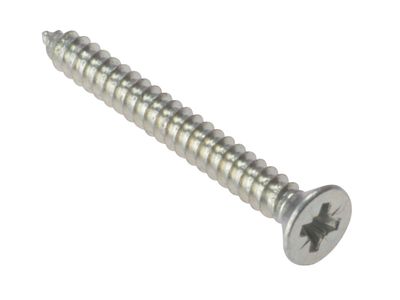 ForgeFix FORSTCK18Z Self-Tapping Screw Pozi Compatible CSK ZP 1in x 8 Box 200