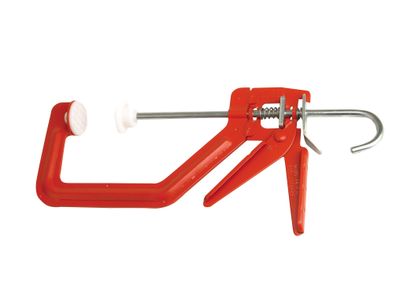 COX™ SOL100 SoloClamp 100P One-Handed Plastic Pad G-Clamp 100mm (4in)