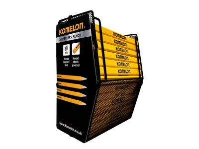 Komelon KOMKCP200 HB Carpenter&#39;s Pencils Display of 200