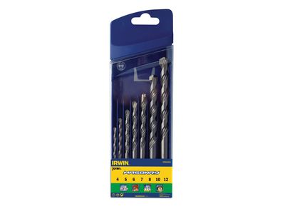 IRWIN IRW10501893 Masonry Drill Bit Set, 7 Piece