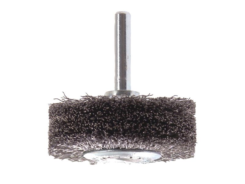 Lessmann LES415164 Wire Wheel Brush with Shank 50 x 20mm, 0.30 Steel Wire