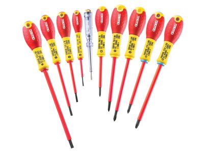 Expert BRIE160912B E160912 Insulated Screwdriver Set,10 Piece