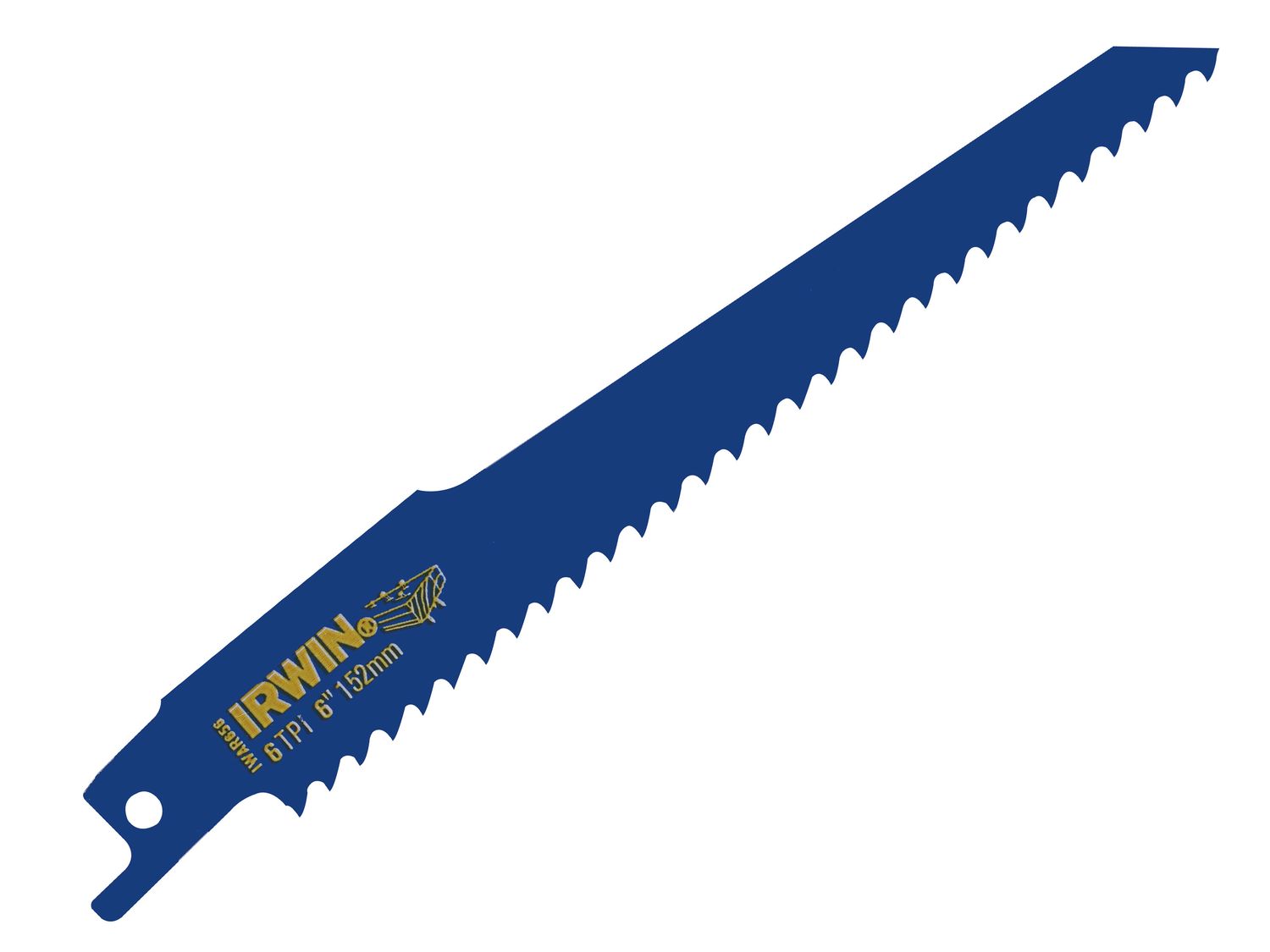 IRWIN IRW10504155 656R Sabre Saw Blade Nail Embedded Wood Cutting 150mm Pack of 5