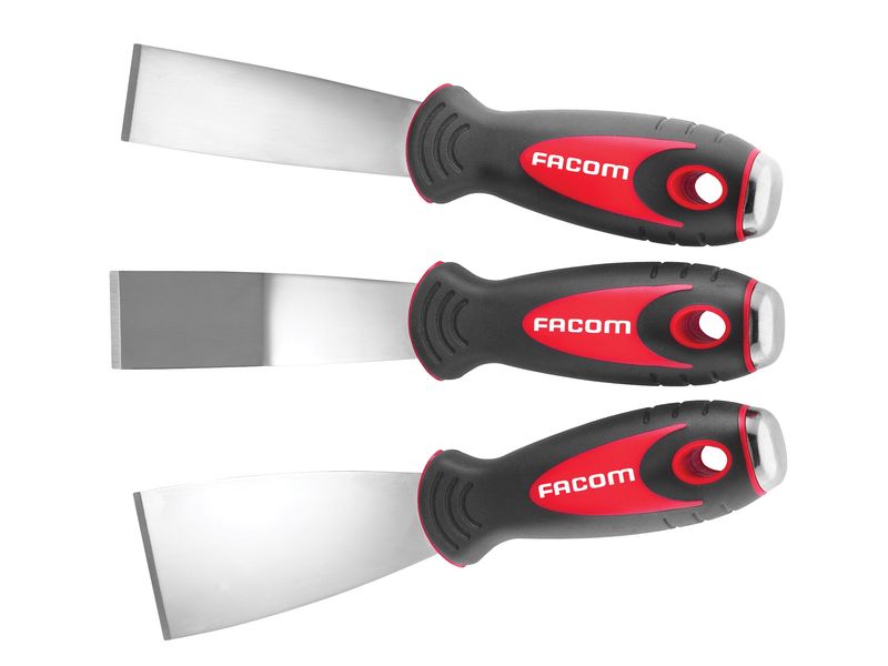 Facom FCM235J1 Stainless Steel Scrapers Set of 3