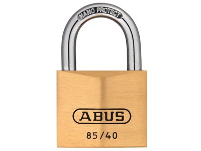 ABUS Mechanical ABU8540C 85/40mm Brass Padlock Carded