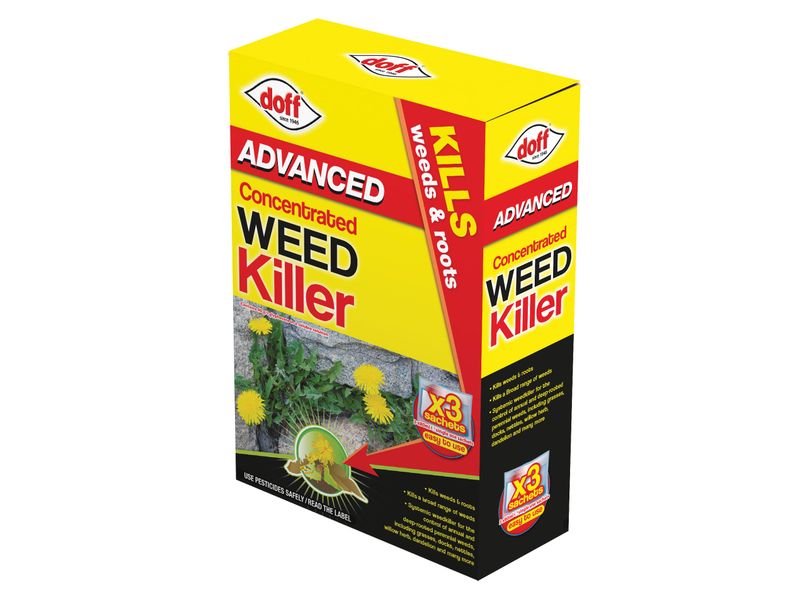 DOFF DOFFY003 Advanced Concentrated Weedkiller 3 Sachet