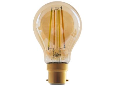 Link2Home LTHFEB225W Wi-Fi LED BC (B22) GLS Filament Dimmable Bulb, White 470 lm 4.5W