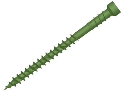 ForgeFix FORDSC4550GT ForgeFast TORX Compatible Decking Screws Reduced Head Green 4.5x50 T15 Tub 600