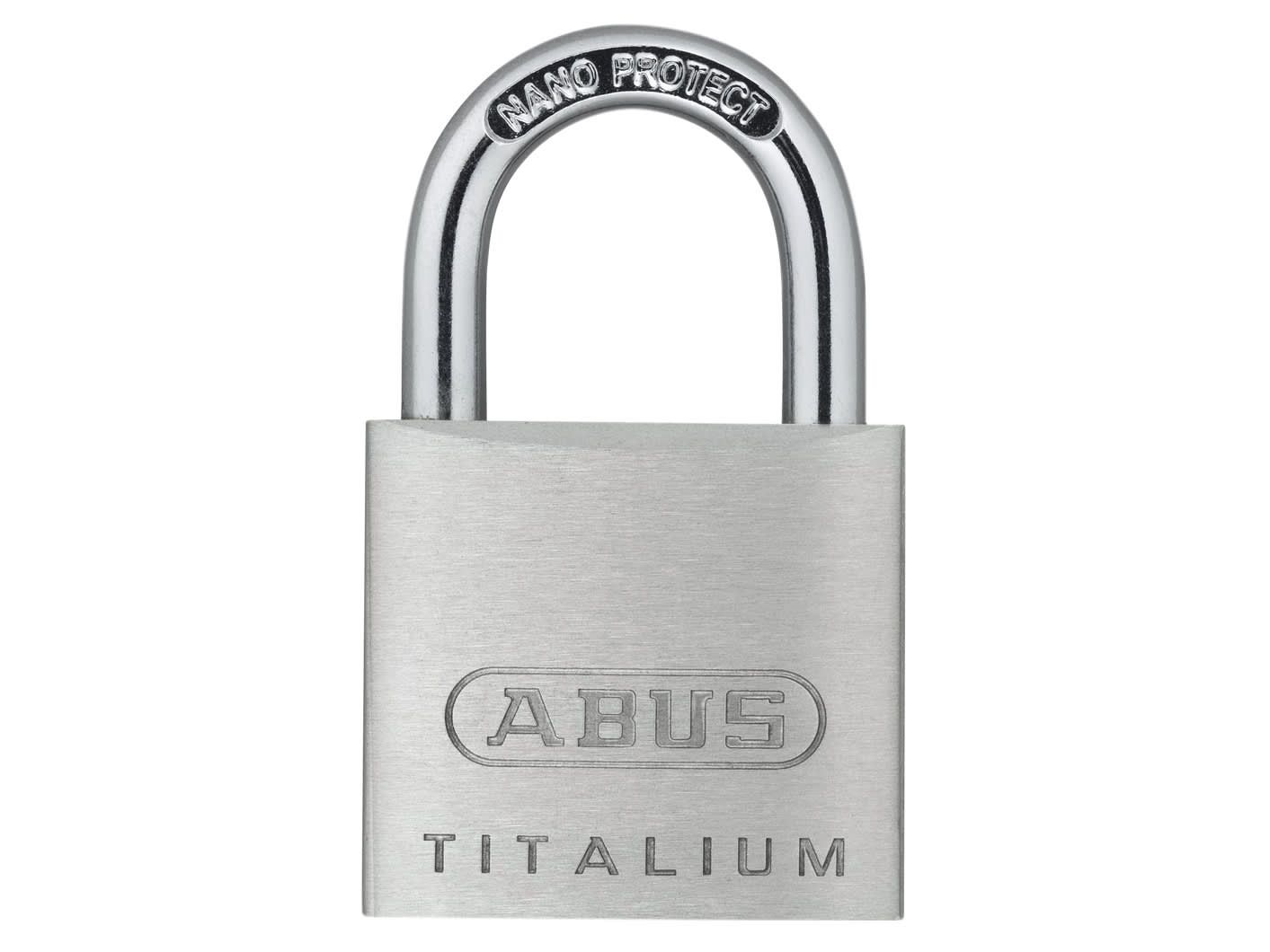ABUS Mechanical ABU64TI30C 64TI/30mm TITALIUM™ Padlock Carded