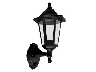 Meridian Lighting MDNLP60BPIR Six Panel Lantern with PIR 60W