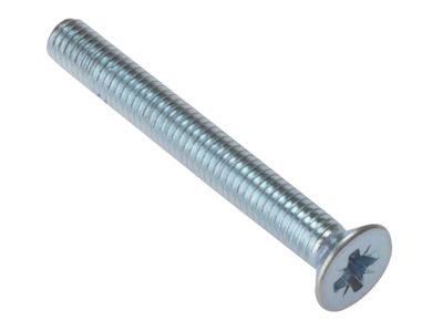 ForgeFix FORMSCSK650M Machine Screw Pozi Compatible CSK ZP M6 x 50mm Bag 25