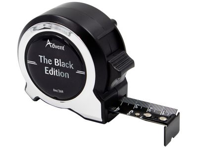 Advent ADVBE18025 Black Edition Tape 8m/26ft (Width 25mm)