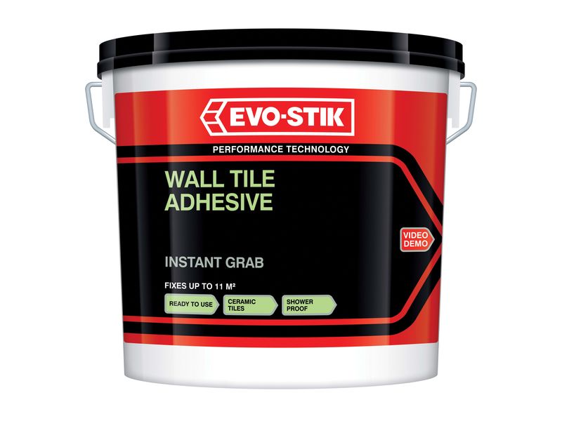 EVO-STIK EVO416635 Instant Grab Wall Tile Adhesive 5 litre