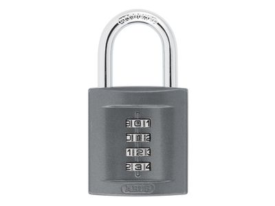 ABUS Mechanical ABU15850C 158/50 50mm Combination Padlock (4-Digit) Die-Cast Body Carded