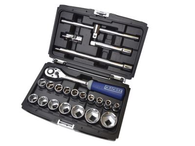 Expert BRIE032900B 1/2in Drive Socket &amp; Accessory Set, 22 Piece