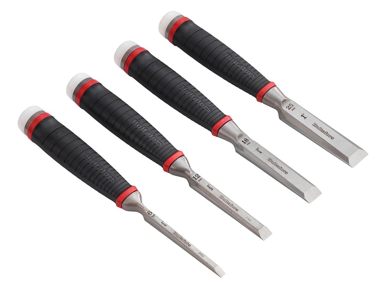 Hultafors HUL390673 HDCS4 Heavy-Duty Chisel Set, 4 Piece (12-32mm)