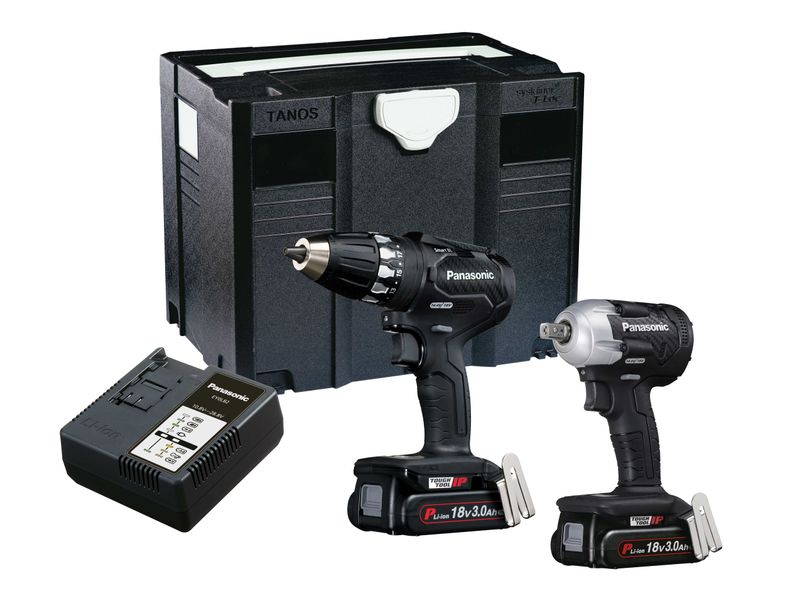 Panasonic PANC232PN EYC232PN Twin Pack 18V 2 x 3.0Ah Li-ion