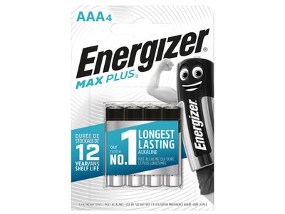 Energizer ENGMAXPAAA4 MAX PLUS™ AAA Alkaline Batteries (Pack 4)