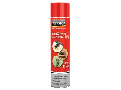 Pest-Stop (Pelsis Group) PRCPSWFIK Wasp &amp; Flying Insect Killer Spray 300ml