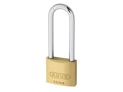 ABUS Mechanical ABUKA04764 55/40mm Brass Padlock 63mm Long Shackle Keyed Alike 5402