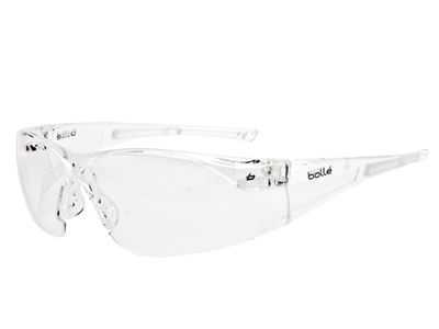 Bolle Safety BOLRUSHPSI RUSH Safety Glasses - Clear