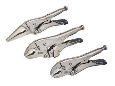 IRWIN Vise-Grip VIST76KBT Fast Release™ Locking Pliers Set of 3 7R  9LN &amp; 10WR