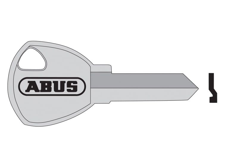 ABUS Mechanical ABUKB02896 65/50 50mm +60 Old Key Blank